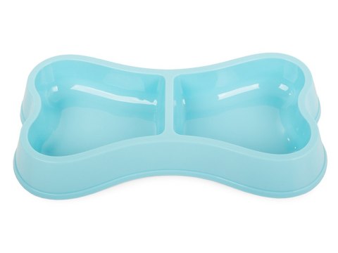 Miska plastikowa dla psa kota podwójna 0,25l