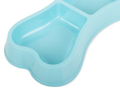 Miska plastikowa dla psa kota podwójna 0,25l