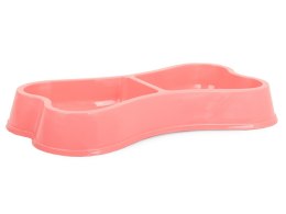 Miska plastikowa dla psa kota podwójna 0,25l