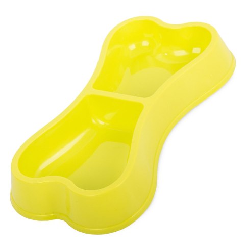 Miska plastikowa dla psa kota podwójna 0,25l