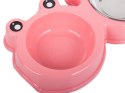 Miska podwójna dla psa kota metalowa 0,3l x 2