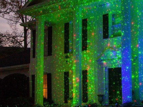 Projektor laserowy reflektor star laser świąteczny