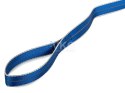 SZELKI DLA PSA KOTA + SMYCZ ODBLASKOWA 2,5CM KOLOR NIEBIESKI