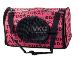 TORBA TRANSPORTOWA TRANSPORTER DLA PSA KOTA FRETKI RÓŻOWY