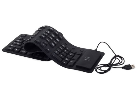 Klawiatura silikonowa gumowa czarna usb numeryczna