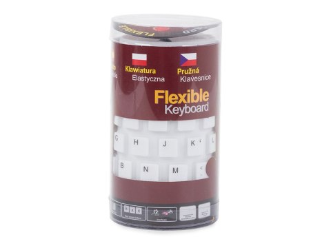 Klawiatura silikonowa gumowa usb bezgłośna do pc