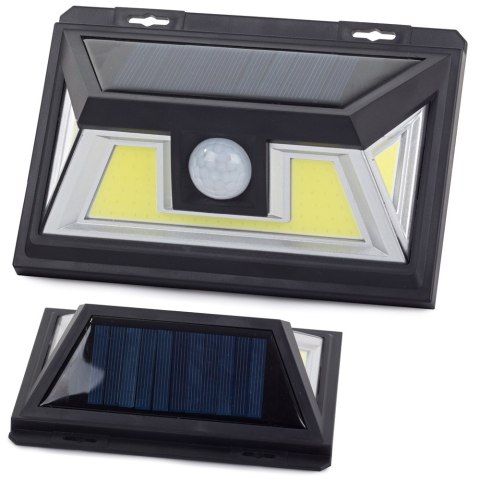 Lampa solarna led cob czujnik ruchu i zmierzchu