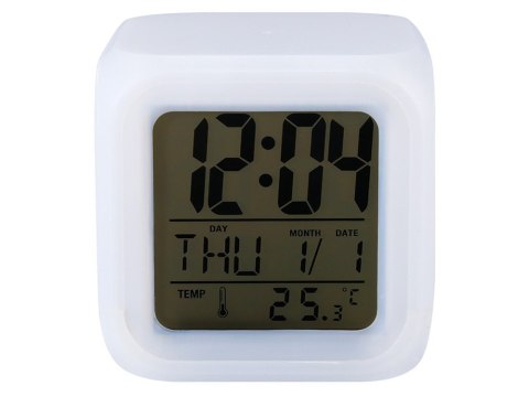 Budzik Zegar Termometr LCD Kameleon