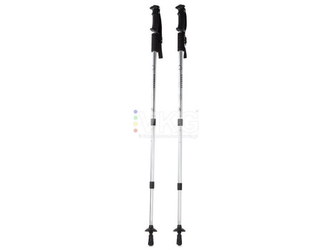 TELESKOPOWE KIJKI KIJE NORDIC WALKING KOLOR SREBRNY