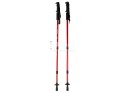Teleskopowe kijki kije nordic walking kolor czerwony