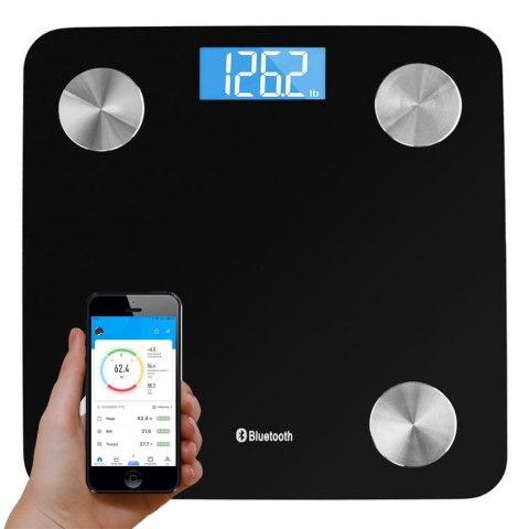 Analityczna waga łazienkowa bluetooth lcd szklana