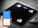 Analityczna waga łazienkowa bluetooth lcd szklana