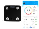Analityczna waga łazienkowa bluetooth lcd szklana