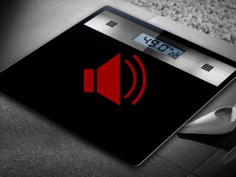 Elektroniczna waga łazienkowa 180kg szklana lcd