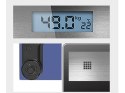 Elektroniczna waga łazienkowa 180kg szklana lcd