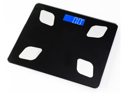 Analityczna waga łazienkowa bluetooth 180kg szkło