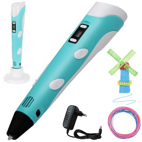 Długopis 3d pen drukarka zestaw wkłady pla 5v moc