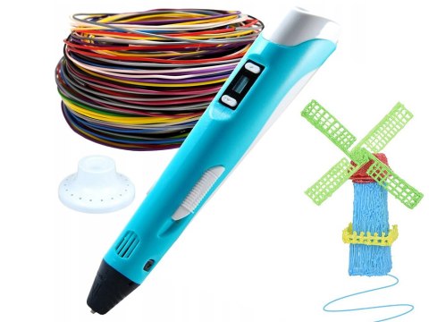 Długopis 3d pen drukarka zestaw wkłady pla 5v moc