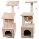DRAPAK DLA KOTA DRZEWKO DOMEK WIEŻA LEGOWISKO 92cm