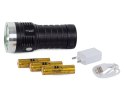 Latarka Bailong policyjna CREE XHP70 mocna USB