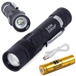 Latarka Bailong taktyczna led cree zoom XM-L T6