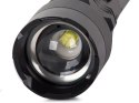 Latarka Bailong taktyczna mocna LED XHP50 zoom usb