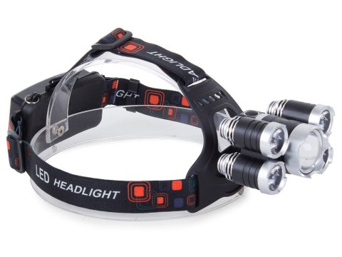 Bailong latarka czołowa led cree XM-L T6 4x XPE