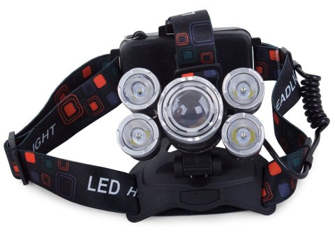 Bailong latarka czołowa led cree XM-L T6 4x XPE