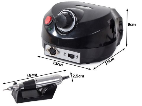 Frezarka do paznokci manicure pedicure + frezy 65W