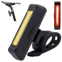 Lampka rowerowa tylna tył usb led cob lampa 100lm