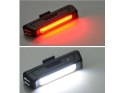 Lampka rowerowa tylna tył usb led cob lampa 100lm
