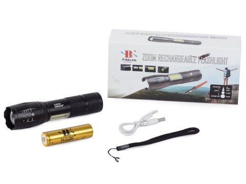 Latarka Bailong taktyczna led cree zoom XML T6 COB