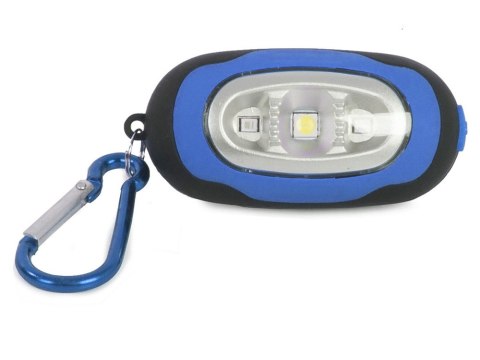 Mini latarka brelok 3 LED lampka magnes do plecaka