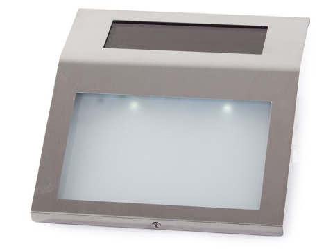 Podświetlany numer domu lampa solarna metalowa led