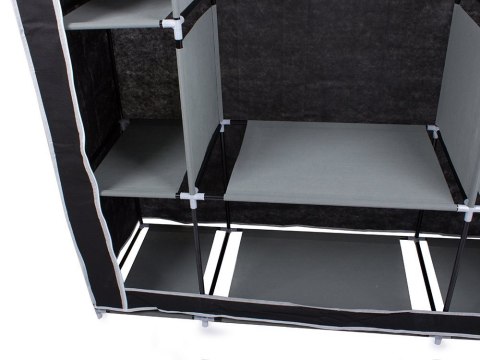 Szafa tekstylna na ubrania materiałowa składana