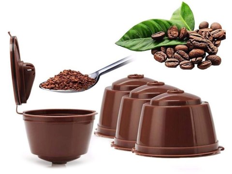 3 x kapsułki dolce gusto kawy wielokrotnego użytku