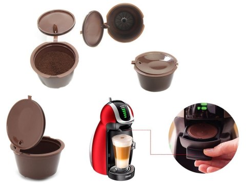 3 x kapsułki dolce gusto kawy wielokrotnego użytku