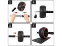 Roller do ćwiczeń mięśni kółko roller koło + mata