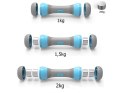 Hantle hantelki fitness regulowane 2 X 2 kg zestaw