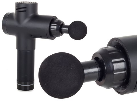 Pistolet do masażu masażer do ciała gun lcd mocny