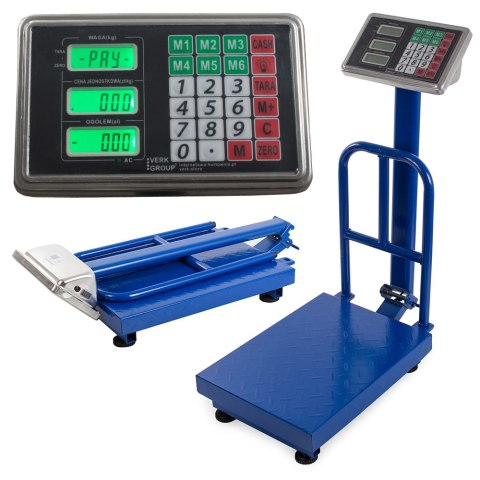 Waga magazynowa sklepowa elektroniczna 300kg lcd