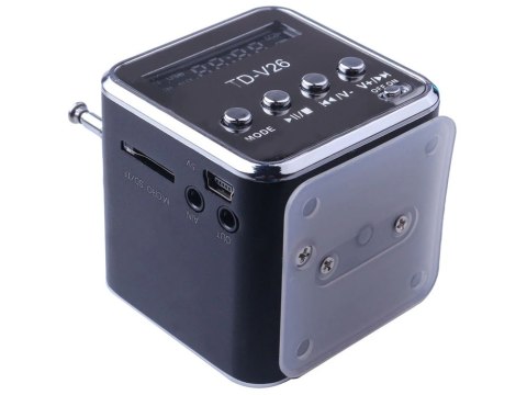 Głośnik bezprzewodowy przenośny mini radio fm led