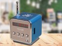Głośnik bezprzewodowy przenośny mini radio fm led
