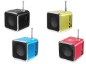 Głośnik bezprzewodowy przenośny mini radio fm led