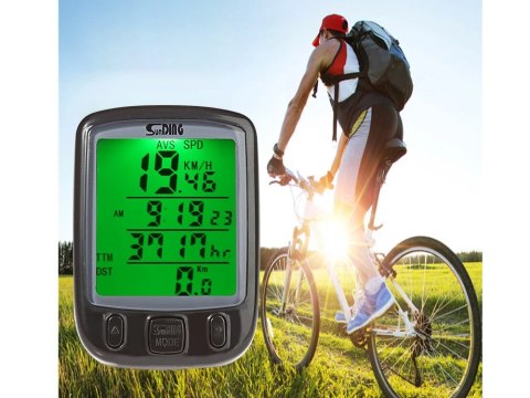 Licznik rowerowy wodoodporny lcd prędkościomierz
