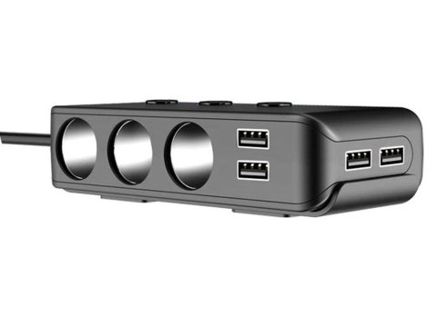 Rozdzielacz gniazda zapalniczki 12-24v 4xusb qc