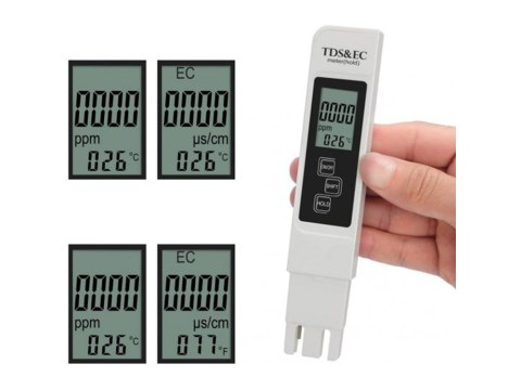 Tester miernik twardości wody tds ec osmoza temp