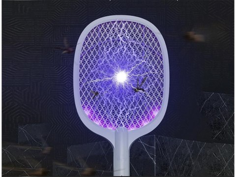 Elektryczna łapka packa na muchy owady lampa uv
