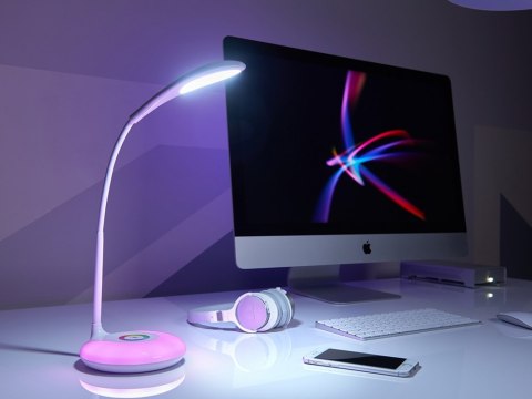 Lampka biurkowa led biurko lampa 256 kolorów rgb