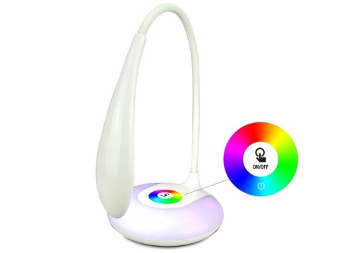 Lampka biurkowa led biurko lampa 256 kolorów rgb